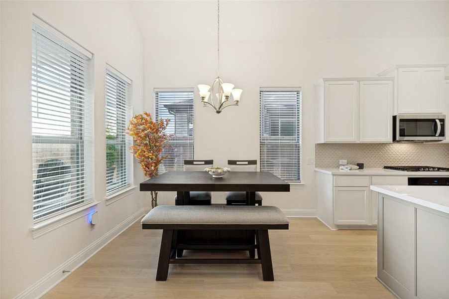 Furnished interior view inside a new home in Cambridge Crossing, Celina (Image 19). Furnished interior view inside a new home in Cambridge Crossing, Celina (Image 19).