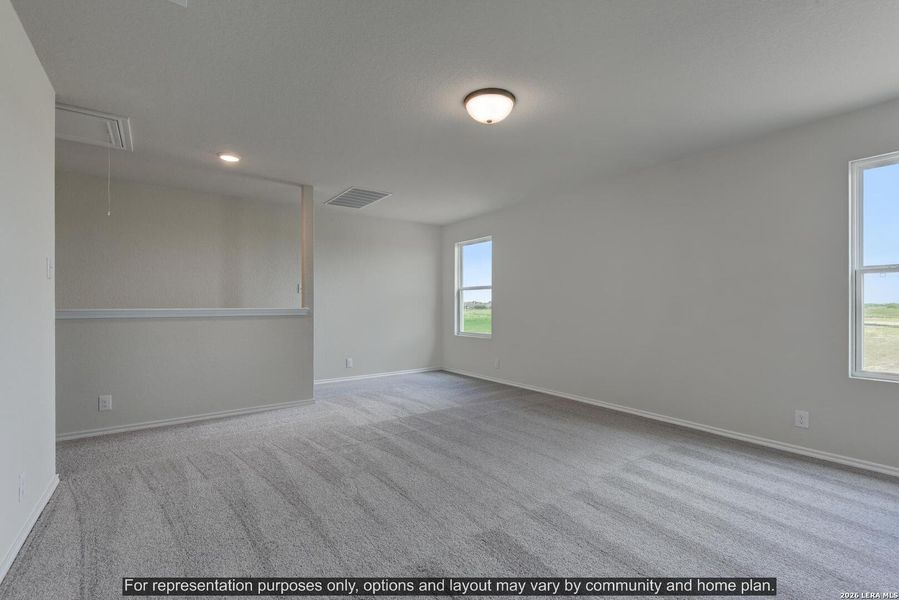 Spacious, unfurnished interior of a new home in The Wilder, Adkins (Image 15).