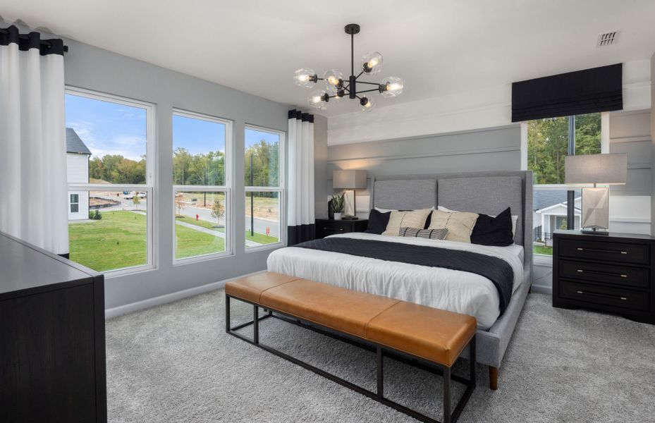 Furnished interior view inside a new home in Carpenter Falls, Durham (Image 5).