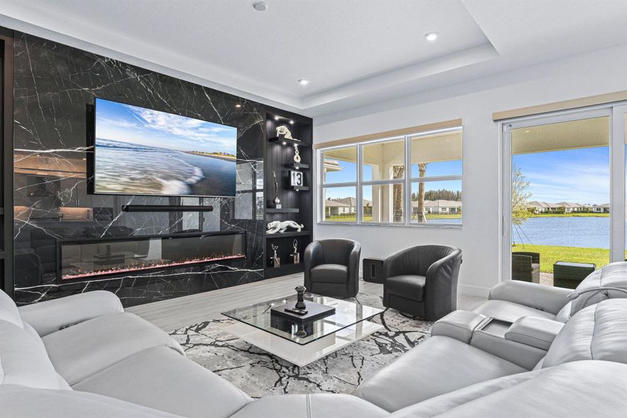 Furnished interior view inside a new home in , Port St. Lucie (Image 9).