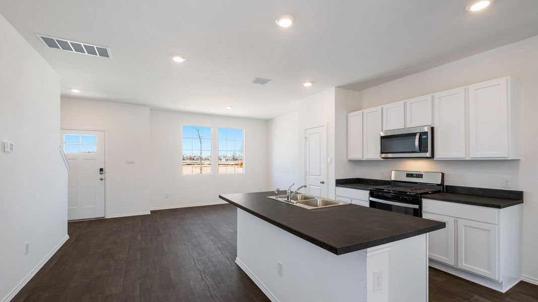 Furnished interior view inside a new home in Valverde, Bastrop (Image 8).