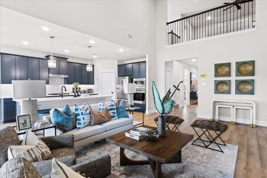 Representative furnished interior of a home built from the Cypress II Katy Lakes 50s by Brohn Homes in Katy Lakes, Katy (Image 22).
