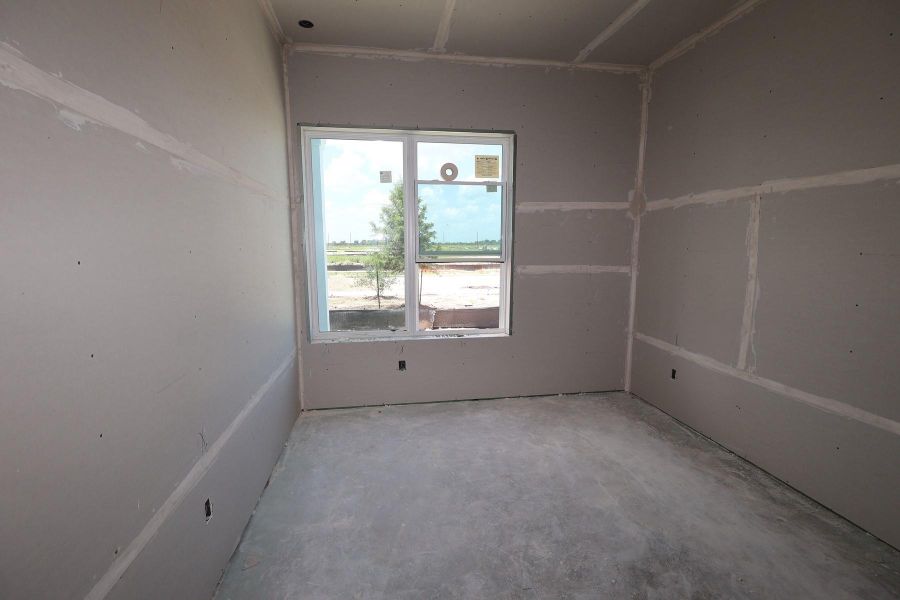 In-progress construction of a new home in Bridgeland Central: Emerald Heights - Enclave Row Collection, Cypress, TX (Image 5).
