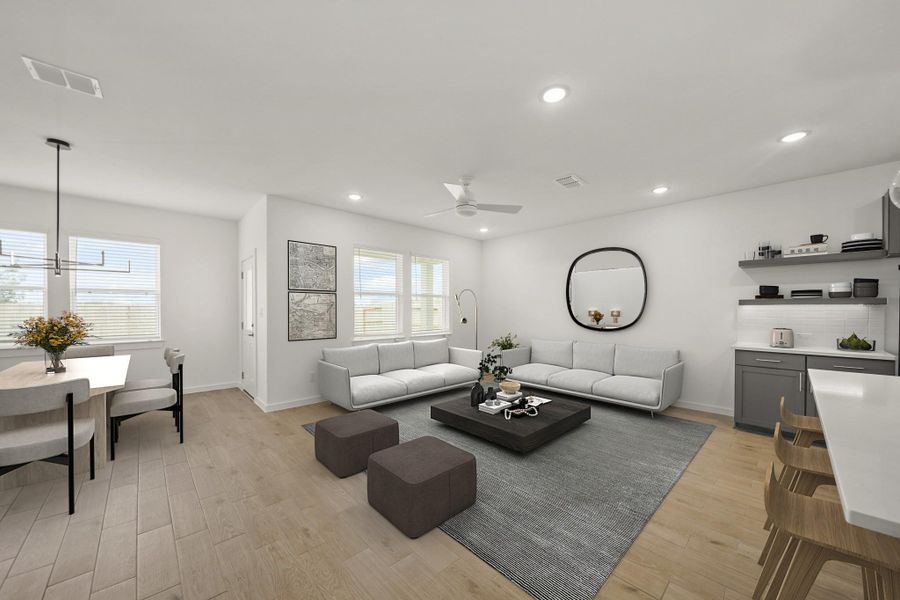 Cozy great room (*Photo not of actual home and used for illustration purposes only.)