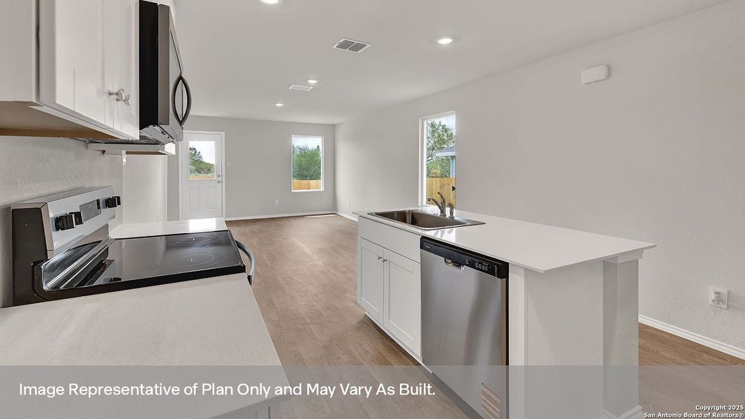Furnished interior view inside a new home in Spring Valley, New Braunfels (Image 9).