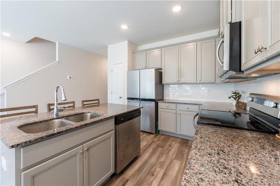 Furnished interior view inside a new home in , Hoschton (Image 5).