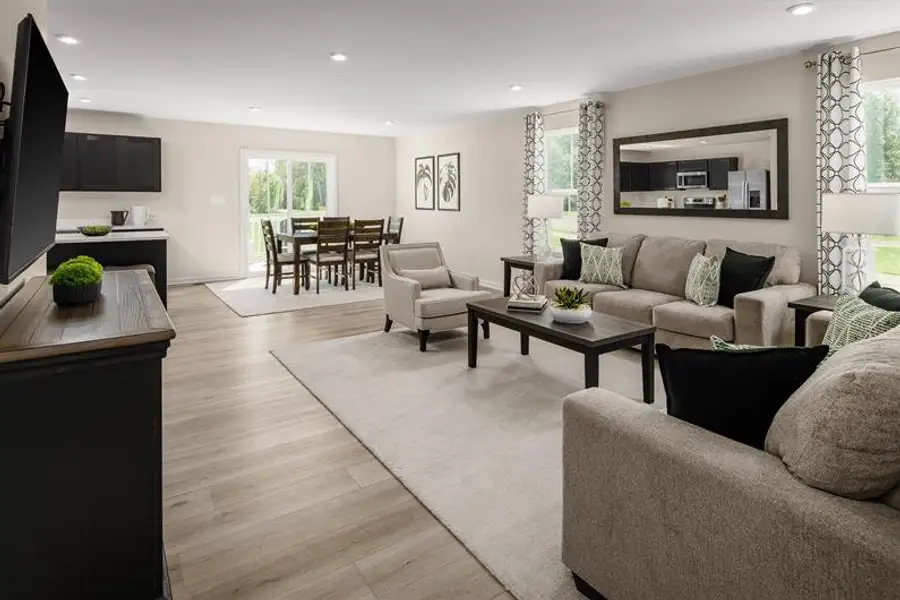 Furnished interior view inside a new home in Summertree, Stone Mountain (Image 2).