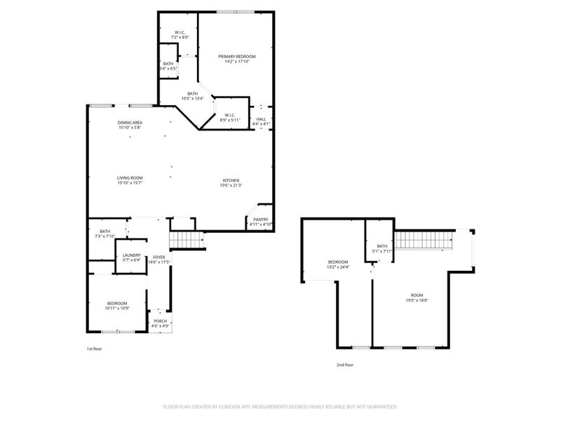 2D floor plan layout of this home in Veterans Cove, Murfreesboro, TN (Image 6).