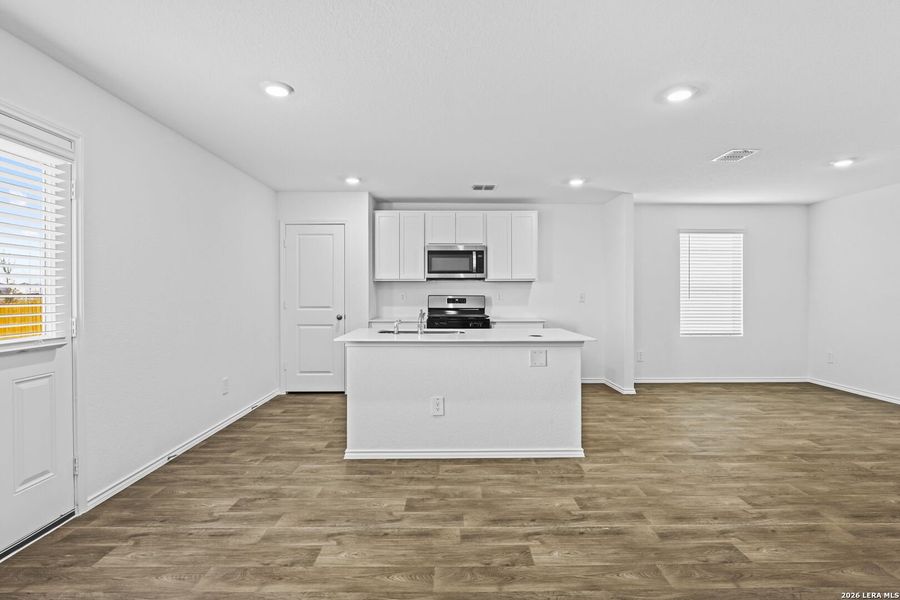 Furnished interior view inside a new home in Preserve at Medina, Von Ormy (Image 6).