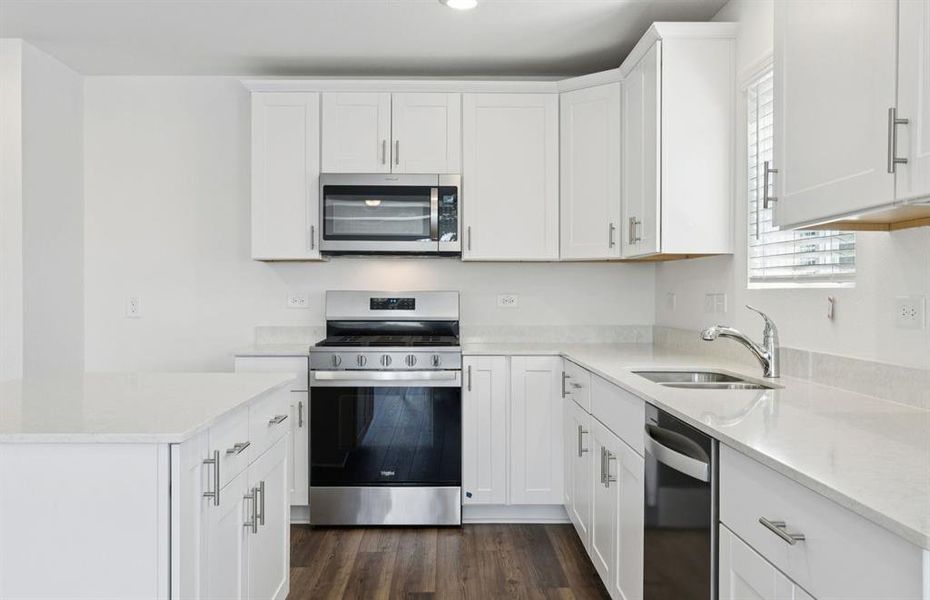 Abundant cabinet space in kitchen Abundant cabinet space in kitchen