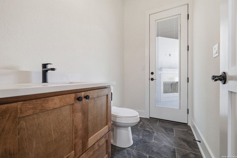 Furnished interior view inside a new home in , New Braunfels (Image 58).