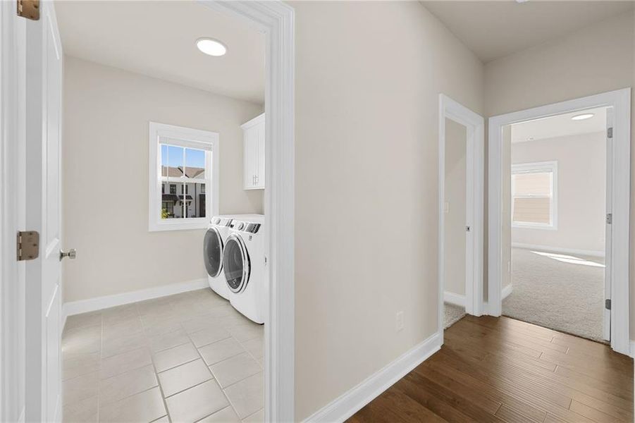 Spacious, unfurnished interior of a new home in Palisades Single Family, Cumming (Image 52). Spacious, unfurnished interior of a new home in Palisades Single Family, Cumming (Image 52).