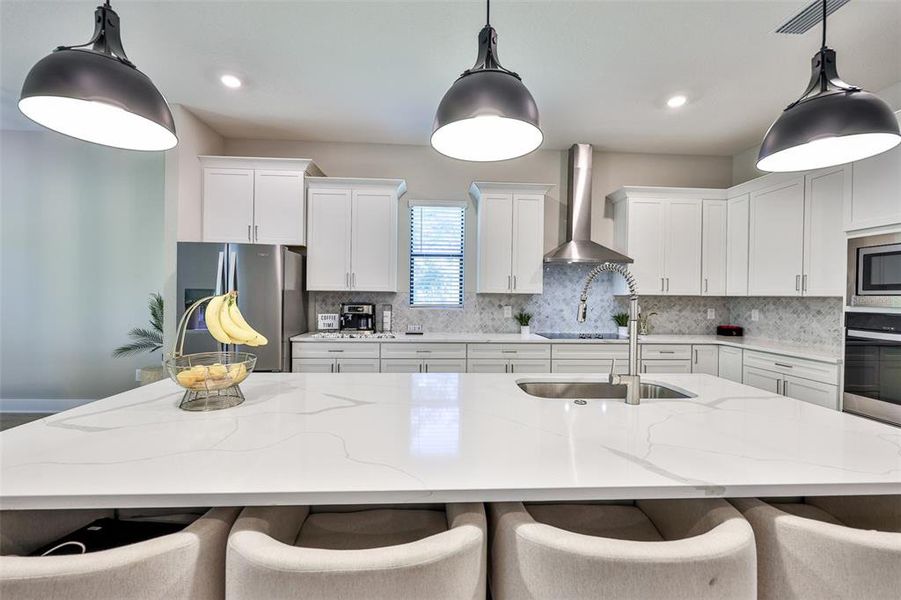 Furnished interior view inside a new home in Bella Terra, Hudson (Image 5).