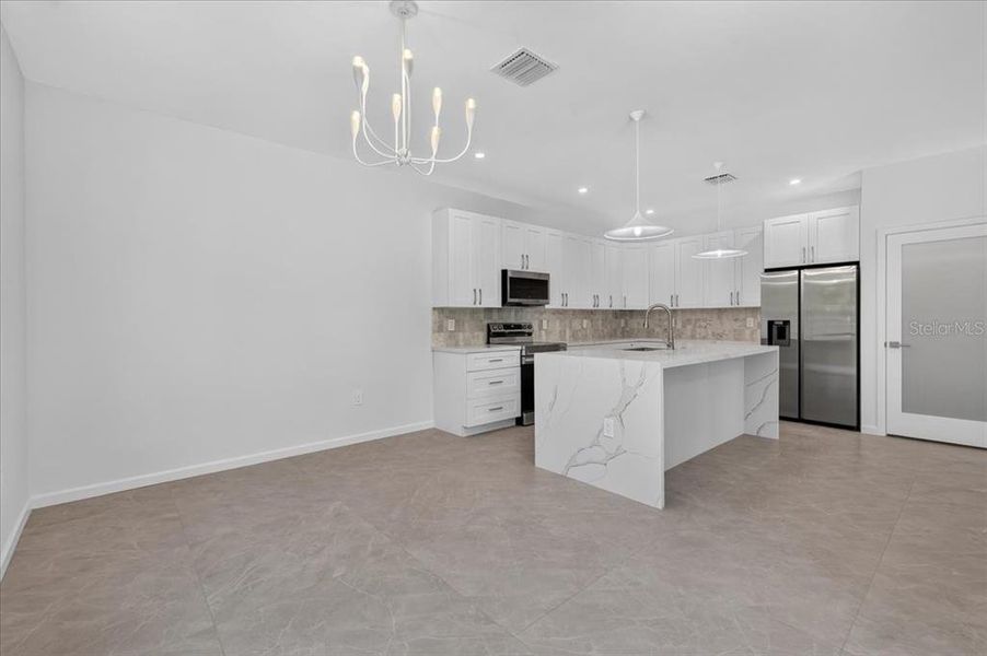 Furnished interior view inside a new home in , Seminole (Image 14).