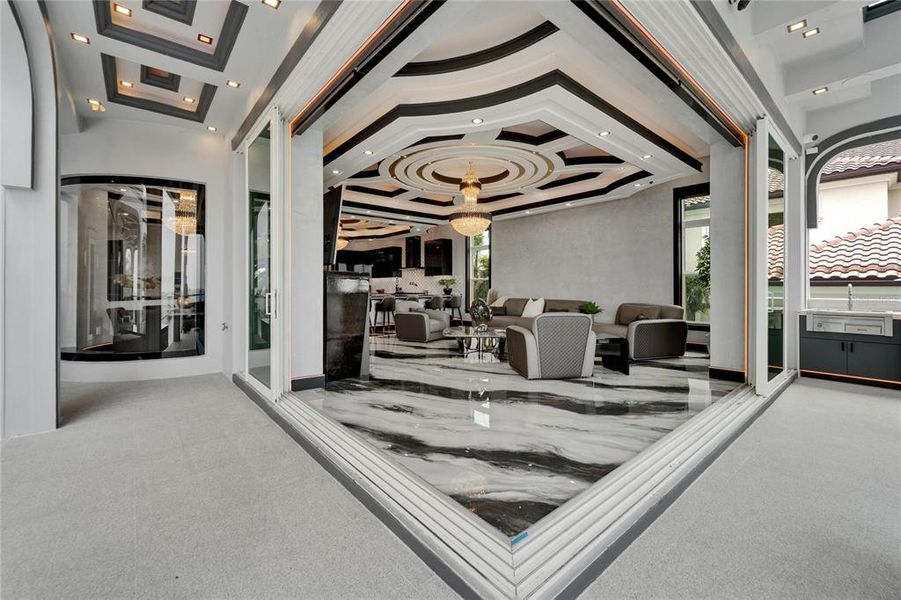 Furnished interior view inside a new home in , Apollo Beach (Image 45).