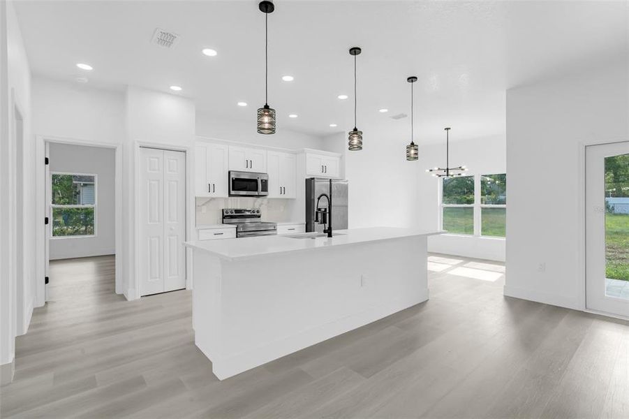 Furnished interior view inside a new home in , Weeki Wachee (Image 8).