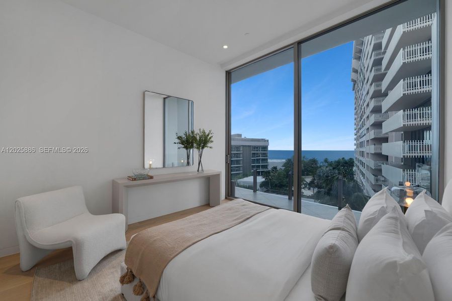 Furnished interior view inside a new home in , Miami (Image 16).
