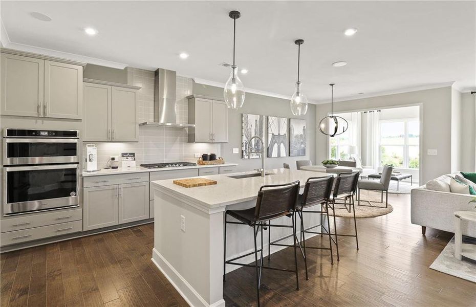 Furnished interior view inside a new home in Creekside at Skelton, Jefferson (Image 15).