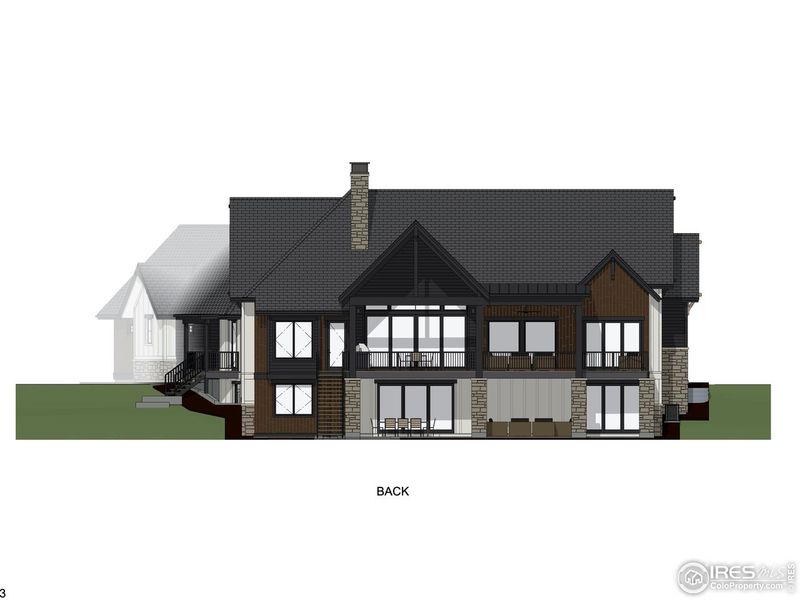 Exterior rendering of this home design in , Fort Collins, CO (Image 27).
