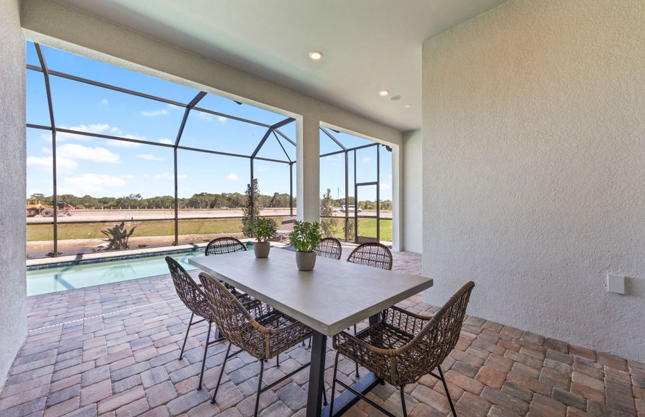 Exterior details and patio area of a home in Highpointe, Stuart (Image 30).