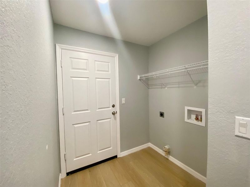 inside laundry room