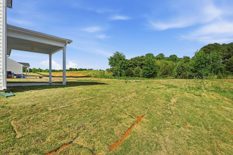 Exterior details and patio area of a home in Piper Creek, Newton (Image 3).