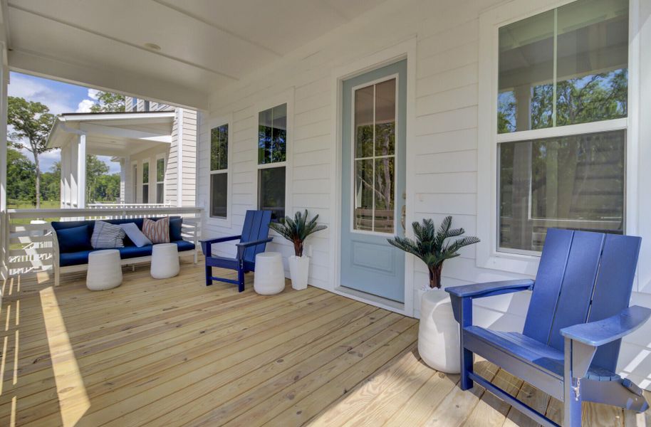 Exterior details and patio area of a home in , Johns Island (Image 28). Exterior details and patio area of a home in , Johns Island (Image 28).