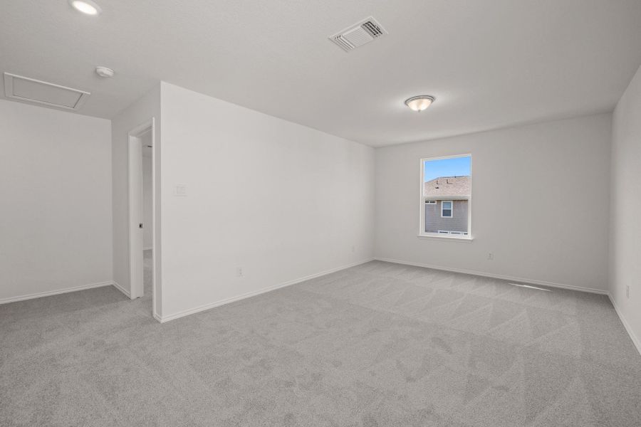 Spacious, unfurnished interior of a new home in Sonterra - Cool Water, Jarrell (Image 22).