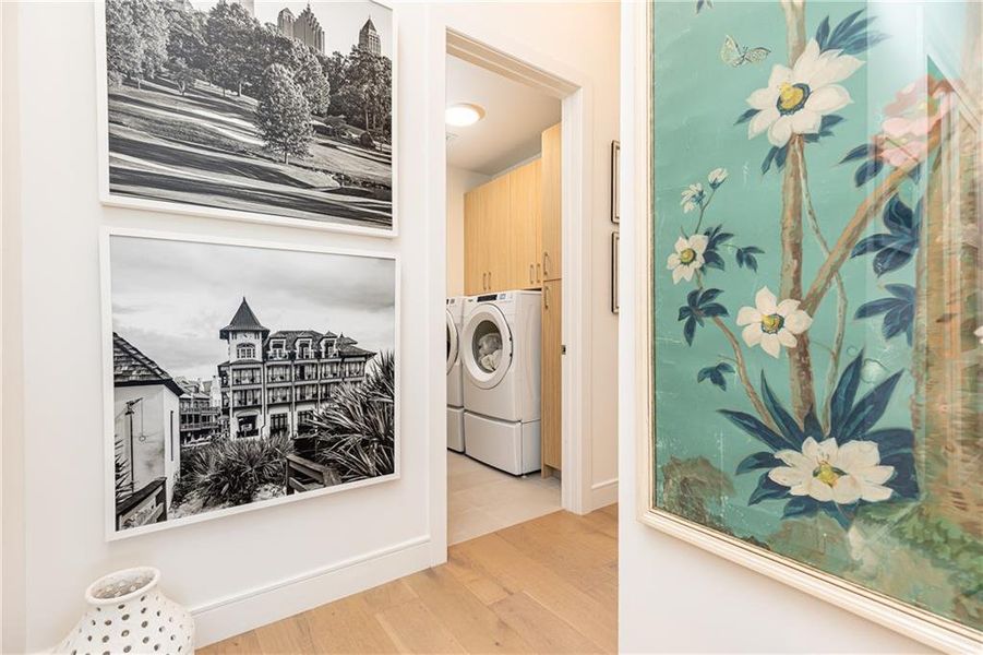 Furnished interior view inside a new home in , Atlanta (Image 18).