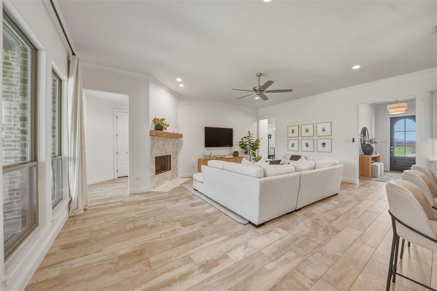 Furnished interior view inside a new home in , Benbrook (Image 7). Furnished interior view inside a new home in , Benbrook (Image 7).