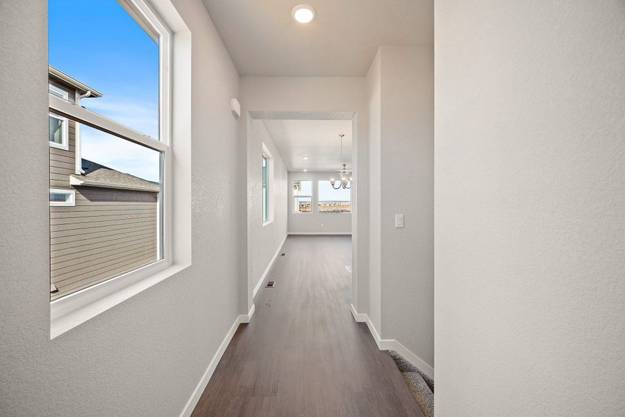 Spacious, unfurnished interior of a new home in Ridge at Lorson Ranch, Colorado Springs (Image 19).