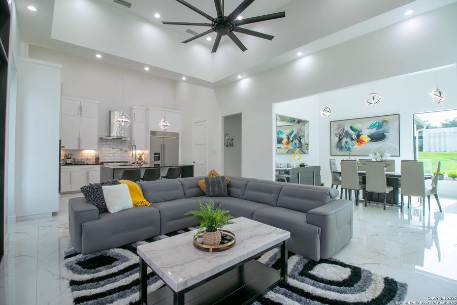 Furnished interior view inside a new home in , San Antonio (Image 38). Furnished interior view inside a new home in , San Antonio (Image 38).