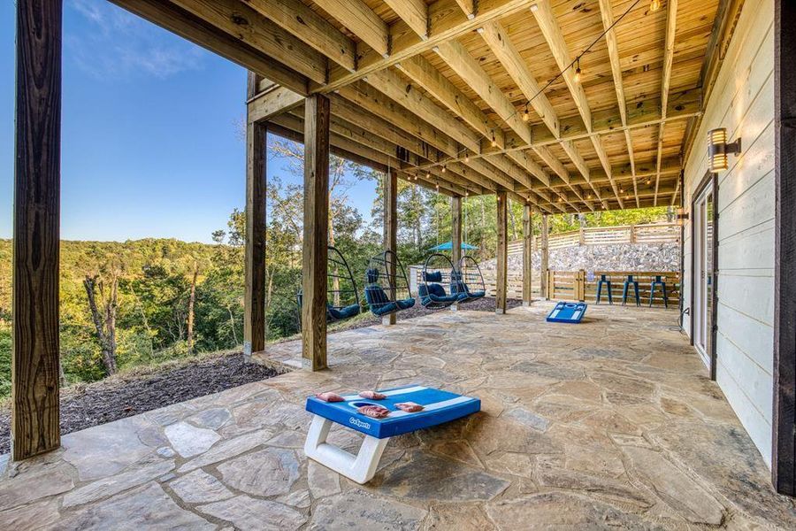 In-progress construction of a new home in , Mineral Bluff, GA (Image 27).