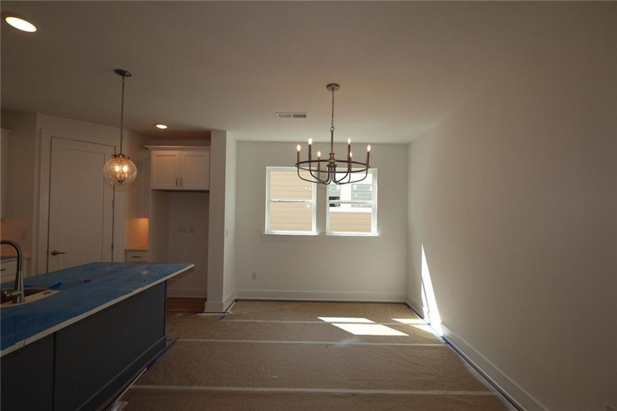 Spacious, unfurnished interior of a new home in Crescent Pointe at Great Sky, Canton (Image 9).
