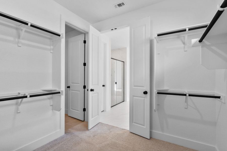 Walk-in closet in Primary Bedroom