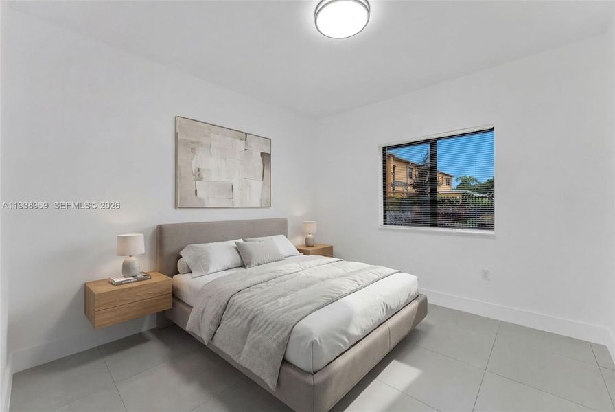 Furnished interior view inside a new home in , Miami (Image 8).