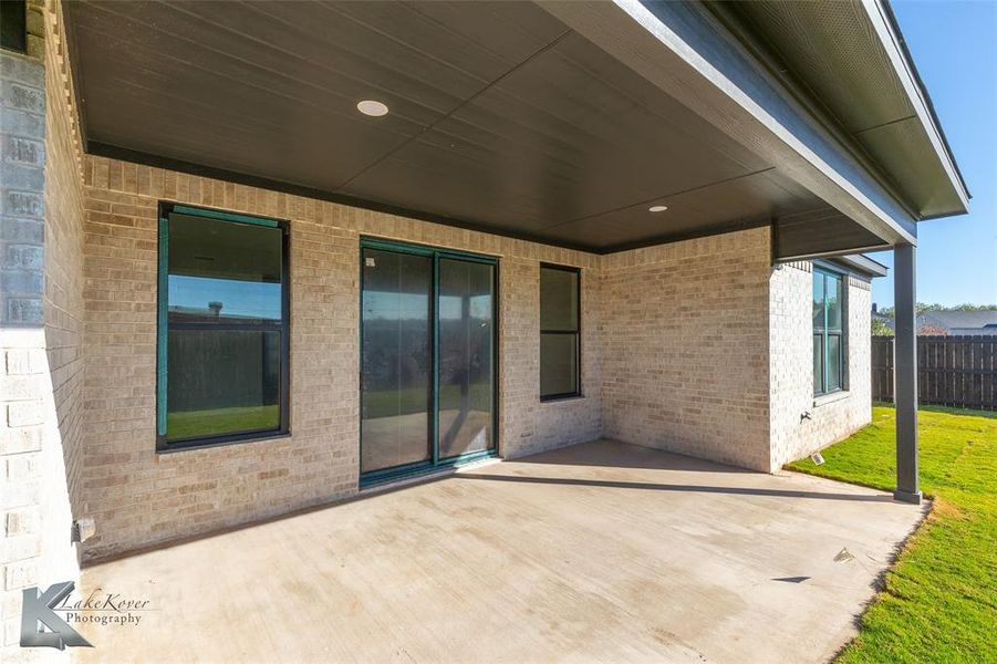 Exterior details and patio area of a home in , Abilene (Image 3). Exterior details and patio area of a home in , Abilene (Image 3).
