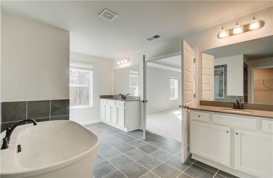 Furnished interior view inside a new home in Trinity Park, McDonough (Image 7).