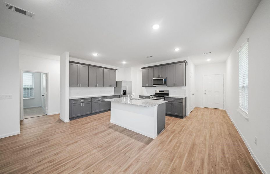 Furnished interior view inside a new home in Mavera, Conroe (Image 5).