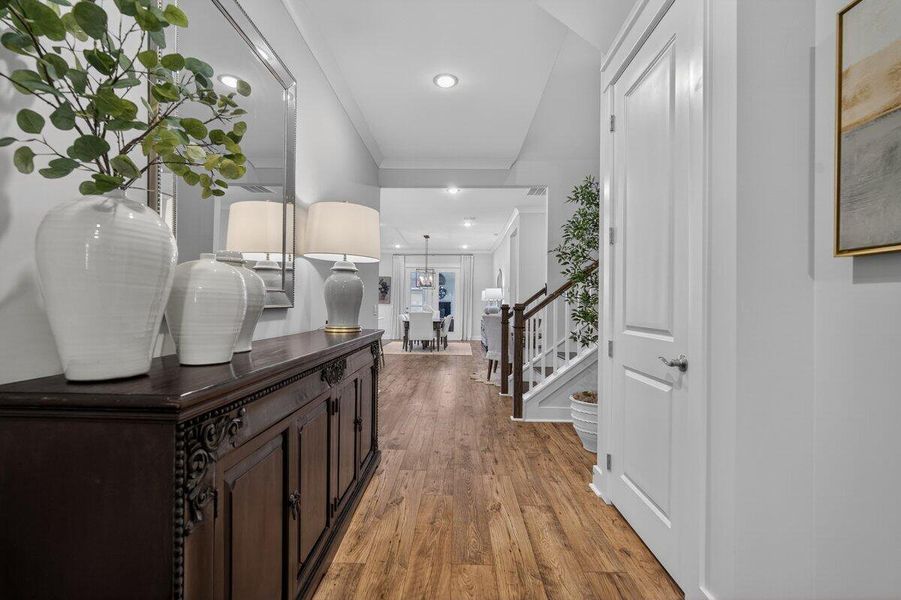 Furnished interior view inside a new home in K. Hovnanian's® Four Seasons at Lakes of Cane Bay, Summerville (Image 43).