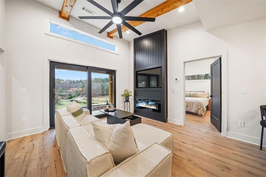 Furnished interior view inside a new home in , Ellijay (Image 8).