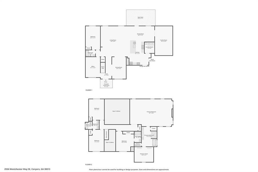 2D floor plan layout of this home in , Conyers, GA (Image 6).