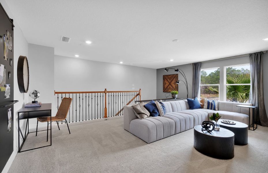 Furnished interior view inside a new home in Avondale at Avenir, Palm Beach Gardens (Image 7).