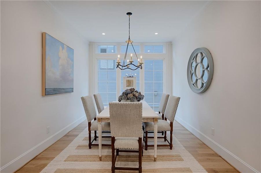 Furnished interior view inside a new home in , Atlanta (Image 68). Furnished interior view inside a new home in , Atlanta (Image 68).