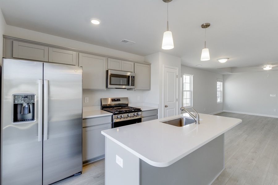 Furnished interior view inside a new home in Bluefield, Lexington (Image 7). Furnished interior view inside a new home in Bluefield, Lexington (Image 7).