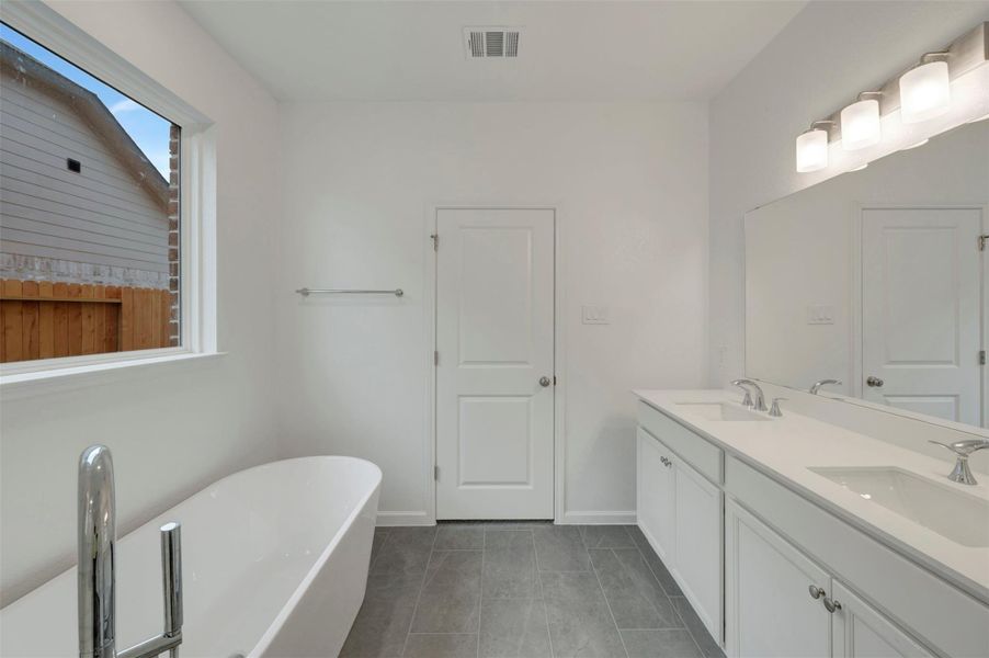 Tranquil primary bath Tranquil primary bath