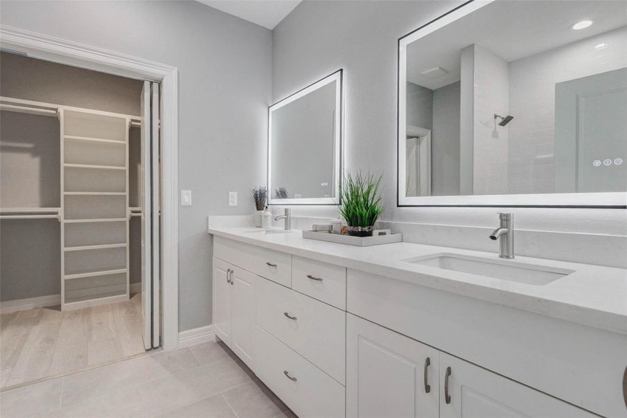 Furnished interior view inside a new home in , Houston (Image 7).