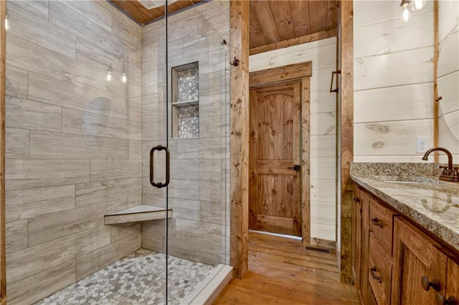 Furnished interior view inside a new home in , Ellijay (Image 11).