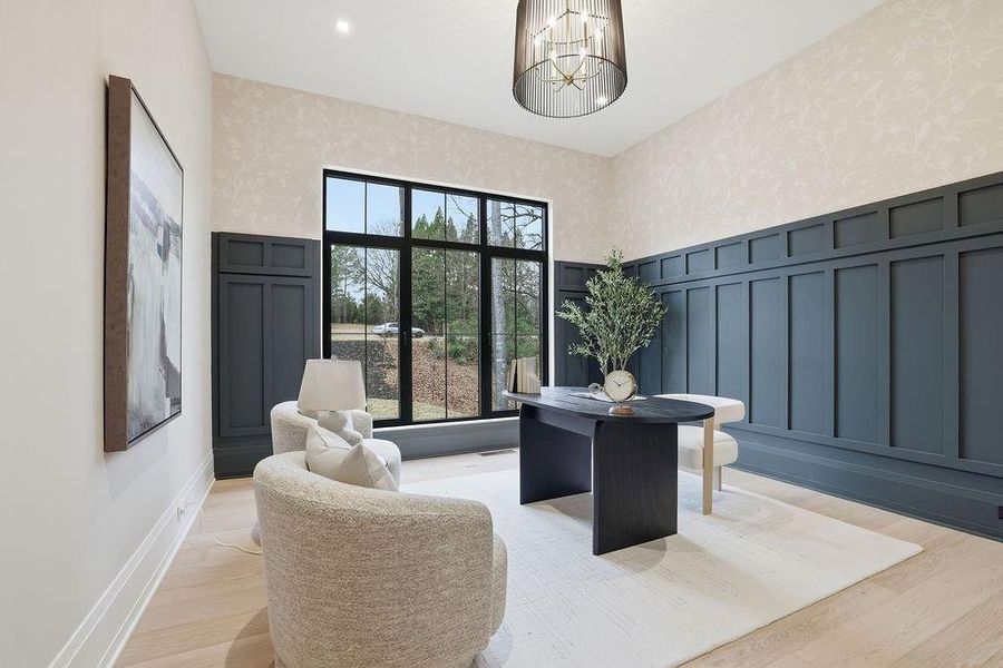 Furnished interior view inside a new home in , Milton (Image 9).