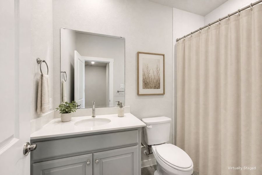 Furnished interior view inside a new home in Cottonwood Creek, Rowlett (Image 16).